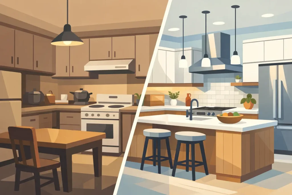 Before After Kitchen Remodel Ideas