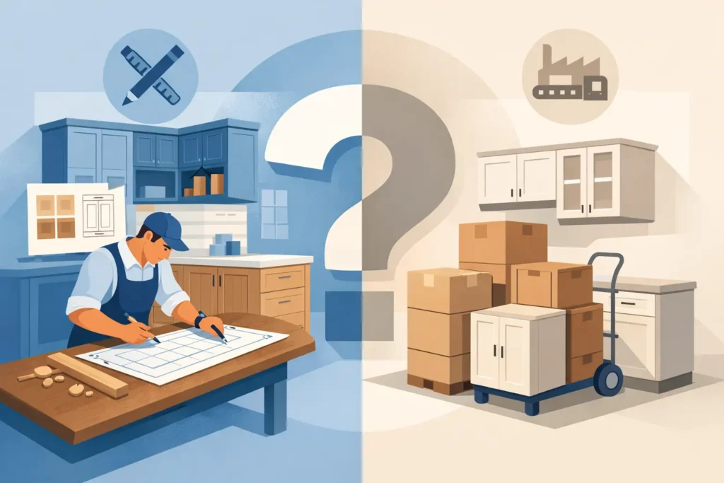 Custom Cabinets vs Stock: What Fits Best?