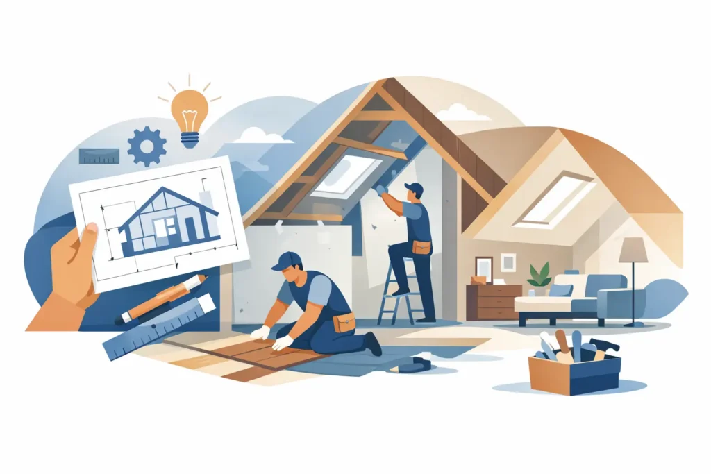 How to Remodel an Attic the Right Way
