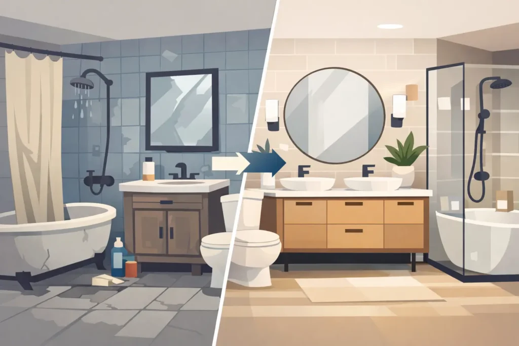 Bathroom Remodel Before After Changes That Matter