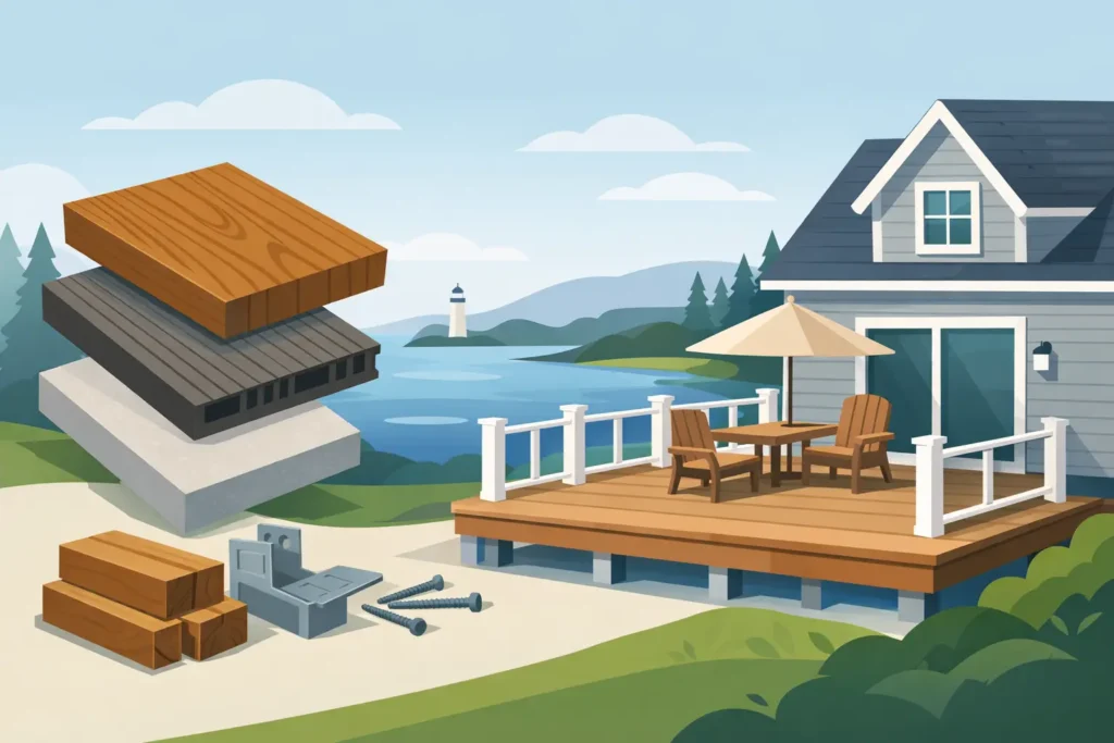 Deck Building Materials Guide for Massachusetts Homes