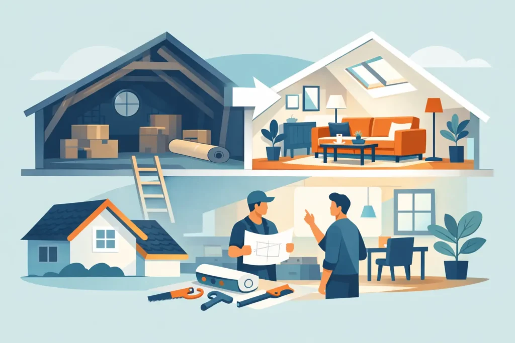How to Convert Attic Space Into Living Space
